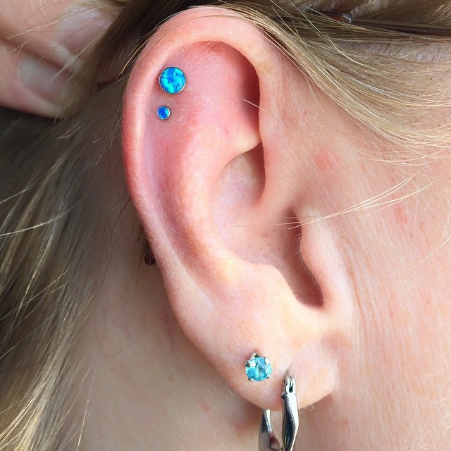 Double Cartilage Piercing Ideas Pain Level Healing Time Cost Experience Piercee