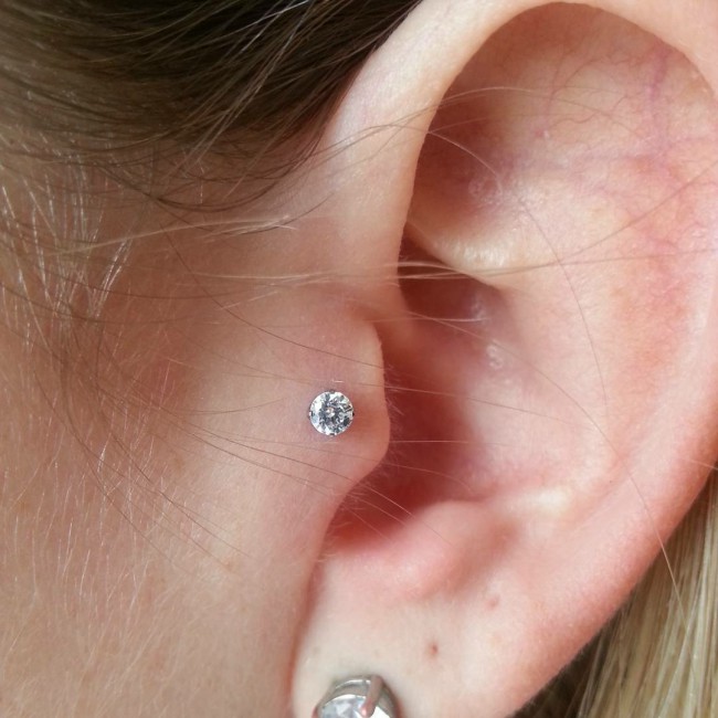 Ear Piercing Placement Chart