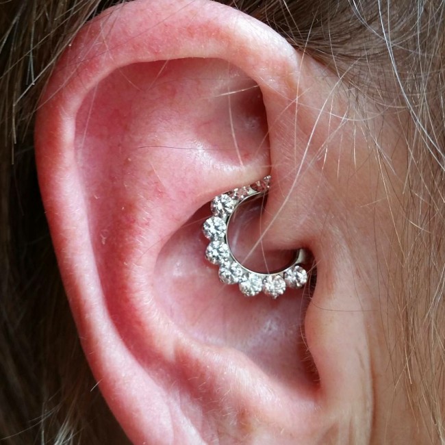 diamond jewelry daith piercing ideas