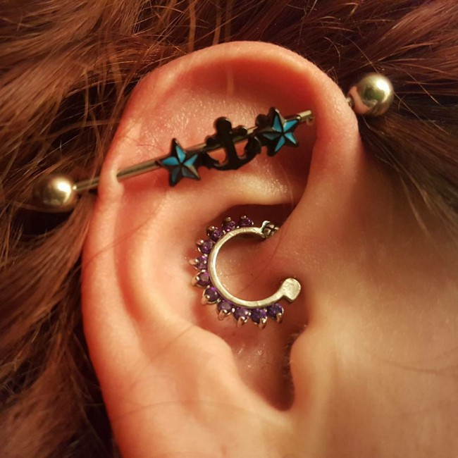 The Industrial Piercing: Everything You Need to Know