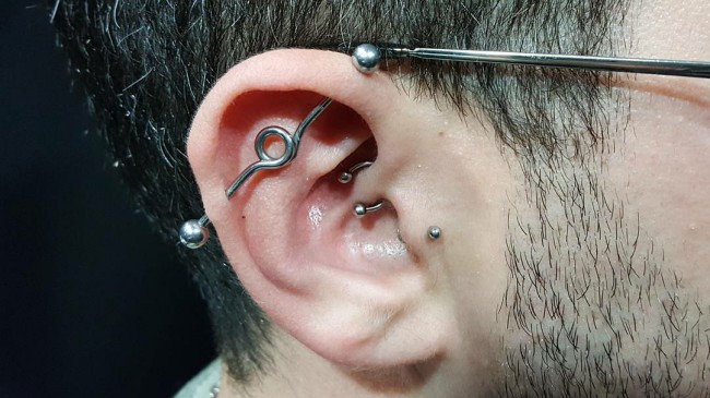 male daith jewelry