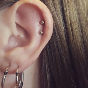 Double Cartilage Piercing 50 Ideas Pain Level Healing