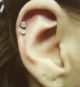 boucles d'oreilles double cartilage