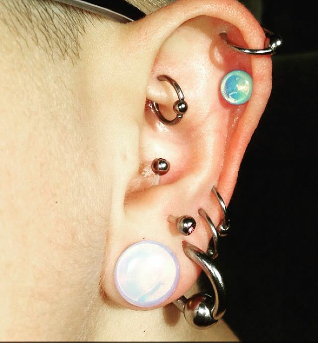 Anti-Tragus Piercing [50 Ideas]: Pain Level, Healing Time, Cost ...