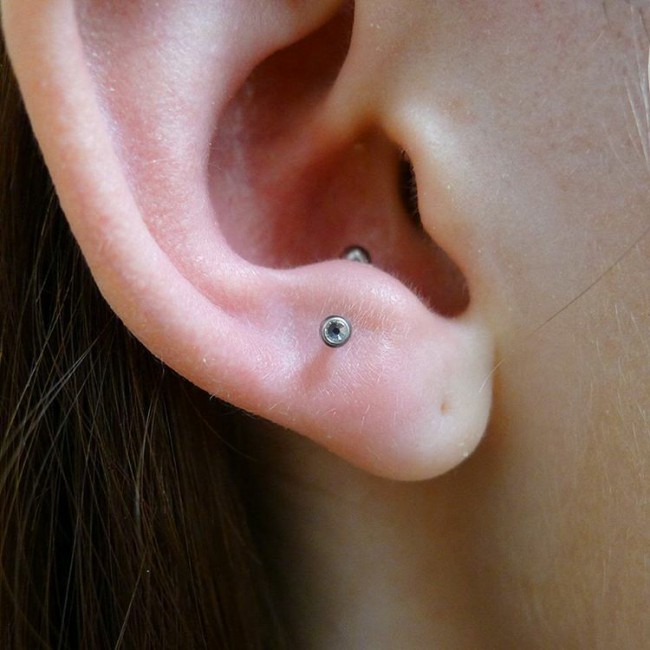 least painful piercings